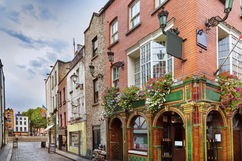 Temple Bar street, Dublin, Ireland