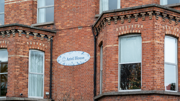 Victorian red-brick exterior of Ariel House boutique guesthouse in Ballsbridge Dublin 4